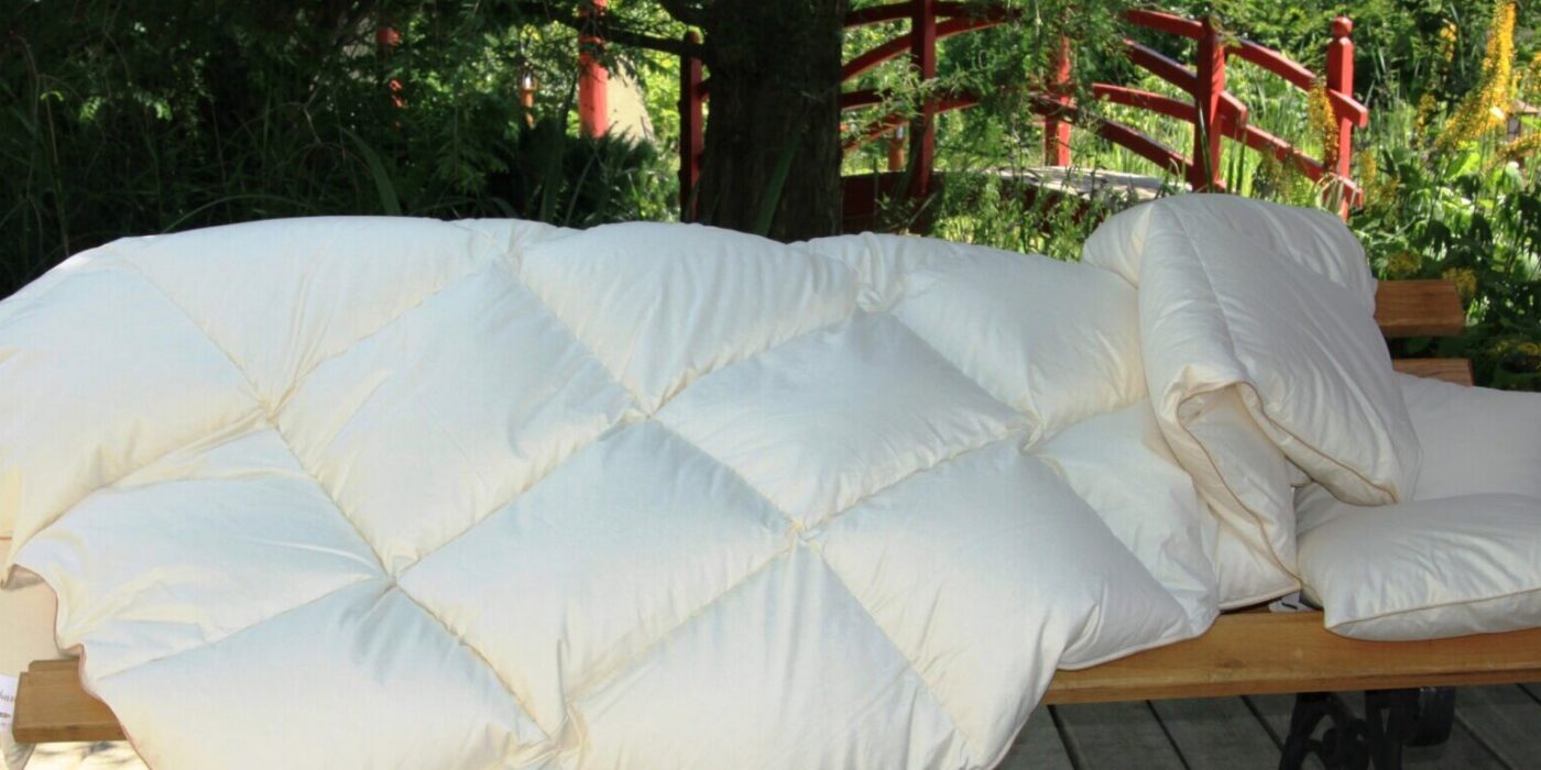 kołdry puchowe, pielęgnacja na wiosnę